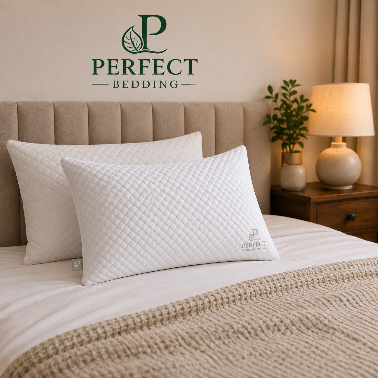 Perfect Bedding Premium Bubble Pillow