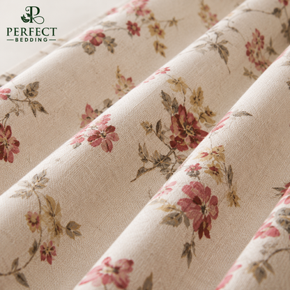 Perfect Bedding Floral Thermal Curtains – Elegant Printed Design