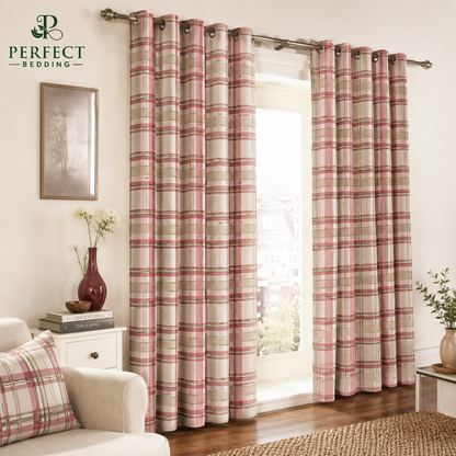 Premium Striped Curtains – Elegant Light Filtering Window Curtains | Perfect Bedding