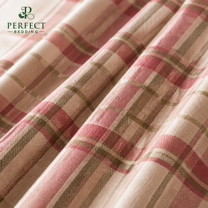 Premium Striped Curtains – Elegant Light Filtering Window Curtains | Perfect Bedding