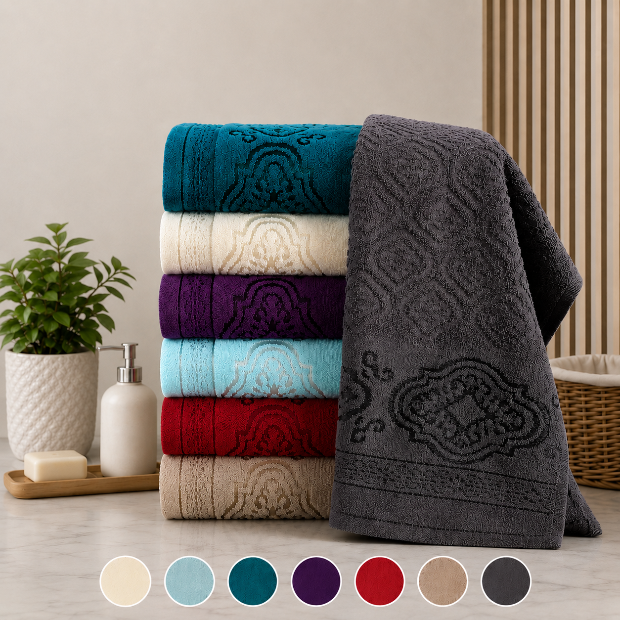Premium Luxury Cotton Bath Towel