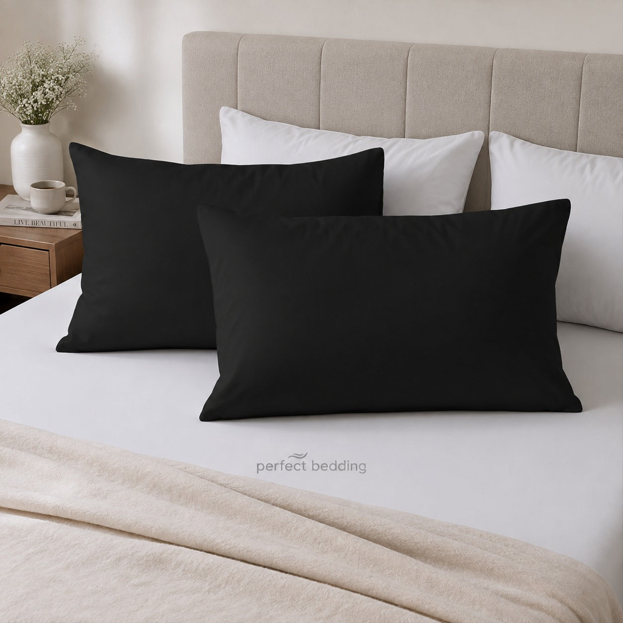 Premium Black Dyed Pillow – Premium Home & Hotel Collection